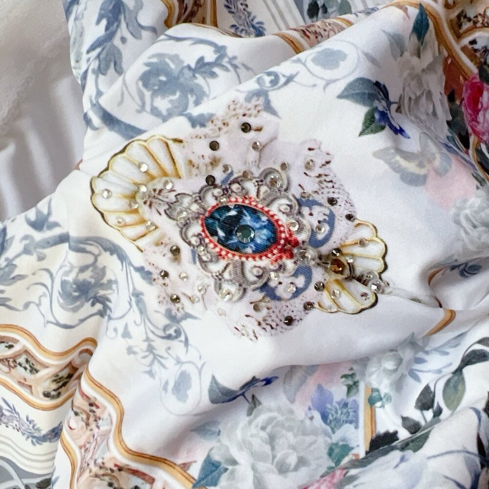 Camilla Multicolor Jewel-Embellished One Piece Swimsuit - Picture 8 of 10